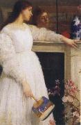 James Abbott McNeil Whistler Symphony in White oil painting artist